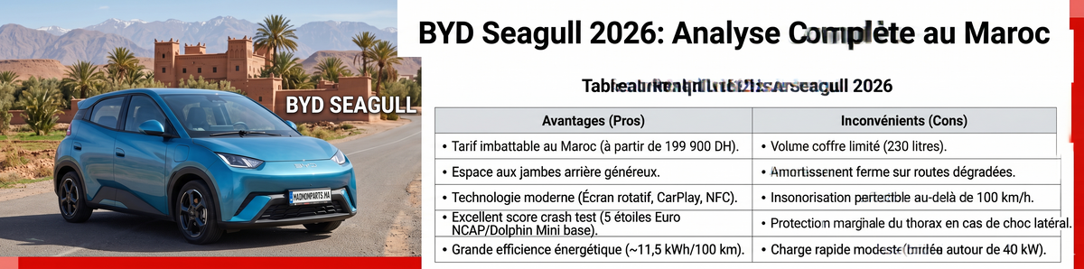 Analyse Complète BYD Seagull 2026