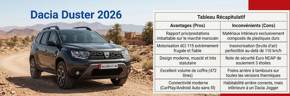 Analyse Complète Dacia Duster 2026
