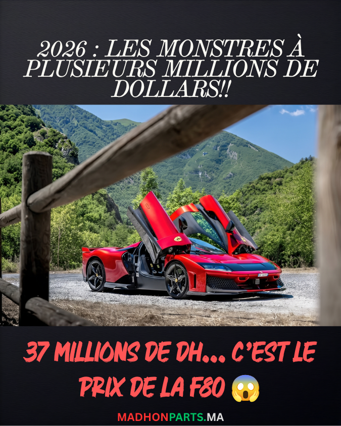 Le Garage des Billionnaires: : Découvrez la Ferrari F80 à 4 millions de dollars que vous ne pourrez pas acheter !