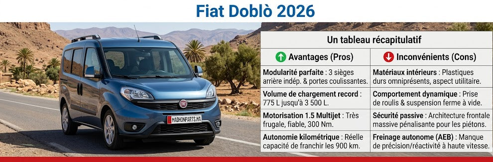 Analyse Complète Fiat Doblò 2026