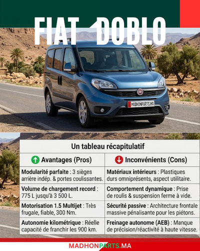 Analyse Complète Fiat Doblò 2026