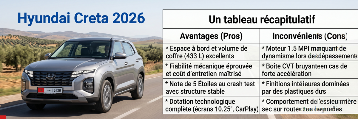 Analyse Complète Hyundai Creta 2026