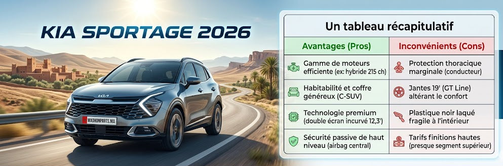 Analyse Complète Kia Sportage 2026