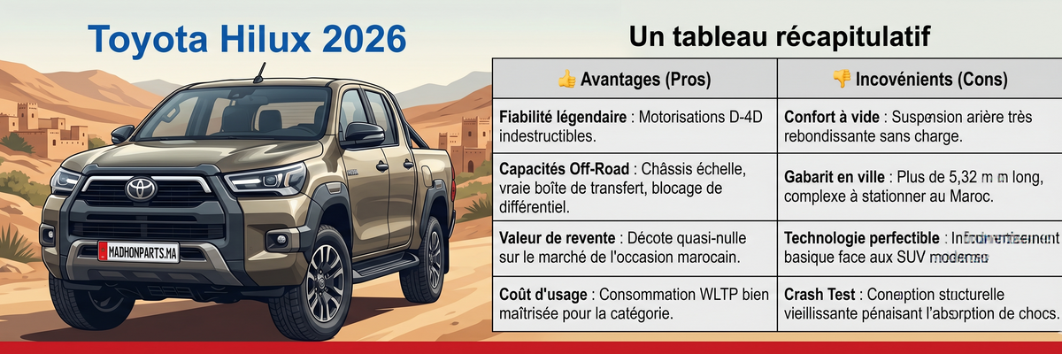 Analyse Complète Toyota Hilux 2026