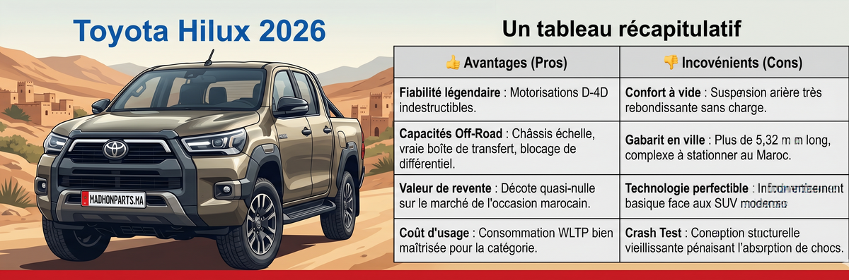 Analyse Complète Toyota Hilux 2026