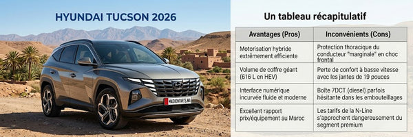 Analyse Complète Hyundai Tucson 1.6 CRDi / HEV 2026