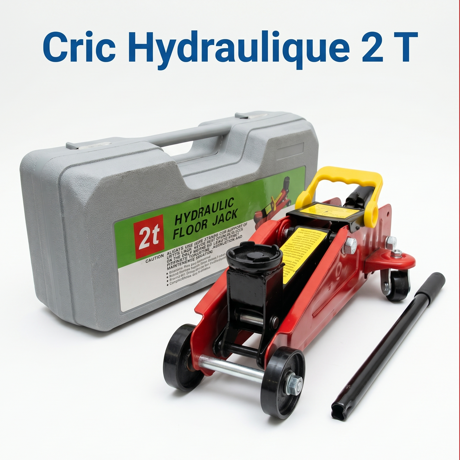 Cric Hydraulique 2 T (2-Ton Hydraulic Floor Jack)
