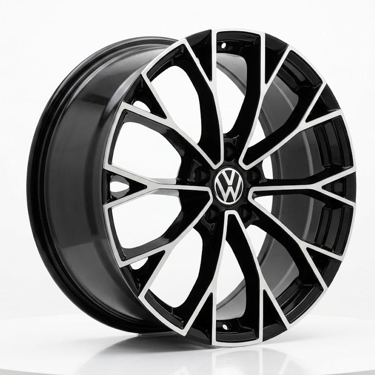 Lot de 4 Jantes Aluminium 17x7.5 | Entraxe 5x100, ET 35, CB 57.1 | Volkswagen, Seat, Skoda
