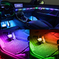 Bandeau LED RGB Acrylique pour Voiture (110/140cm) - Éclairage d'Ambiance Connecté