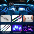 Bandeau LED RGB Acrylique pour Voiture (110/140cm) - Éclairage d'Ambiance Connecté