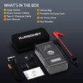 Booster de Batterie 12V avec Compresseur d'Air Intégré - Démarreur 4-en-1