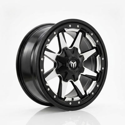 Lot de 4 Jantes Aluminium 17x8.0 | Entraxe 6x139.7, ET12, CB 110 | Toyota, Mitsubishi, Isuzu